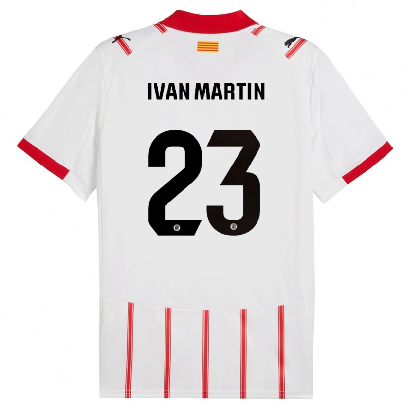 Danxen Kinder Iván Martín #23 Weiß Rot Heimtrikot Trikot 2025/26 T-Shirt Österreich
