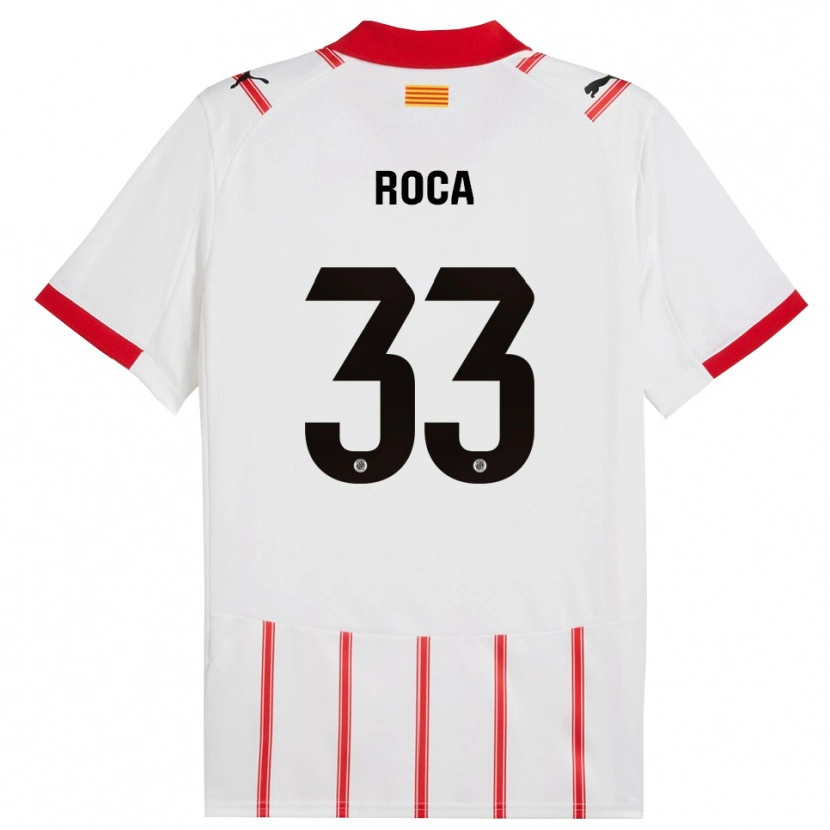 Danxen Kinder Joel Roca #33 Weiß Rot Heimtrikot Trikot 2025/26 T-Shirt Österreich