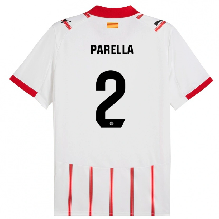 Danxen Kinder Virginia Parella #2 Weiß Rot Heimtrikot Trikot 2025/26 T-Shirt Österreich