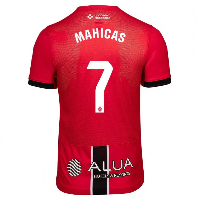 Danxen Kinder Julián Mahicas #7 Rot Schwarz Heimtrikot Trikot 2025/26 T-Shirt Österreich