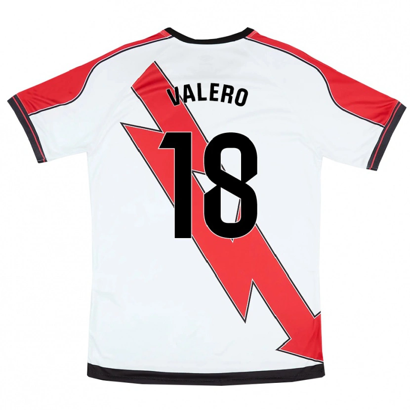 Danxen Kinder César Valero #18 Weiß Rot Heimtrikot Trikot 2025/26 T-Shirt Österreich