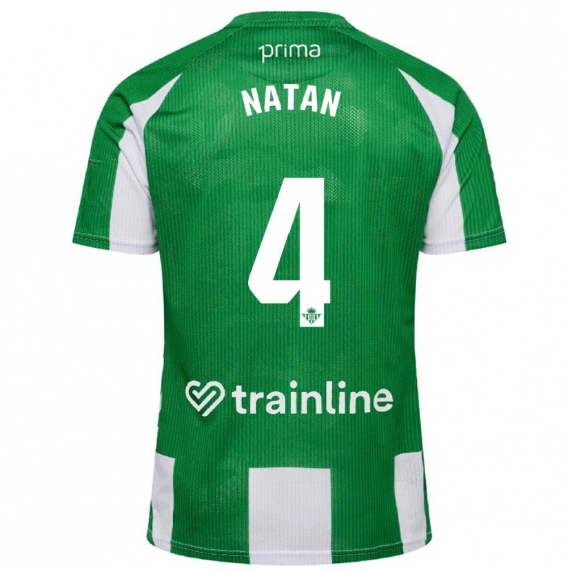 Danxen Kinder Natan #4 Grün Weiß Heimtrikot Trikot 2025/26 T-Shirt Österreich