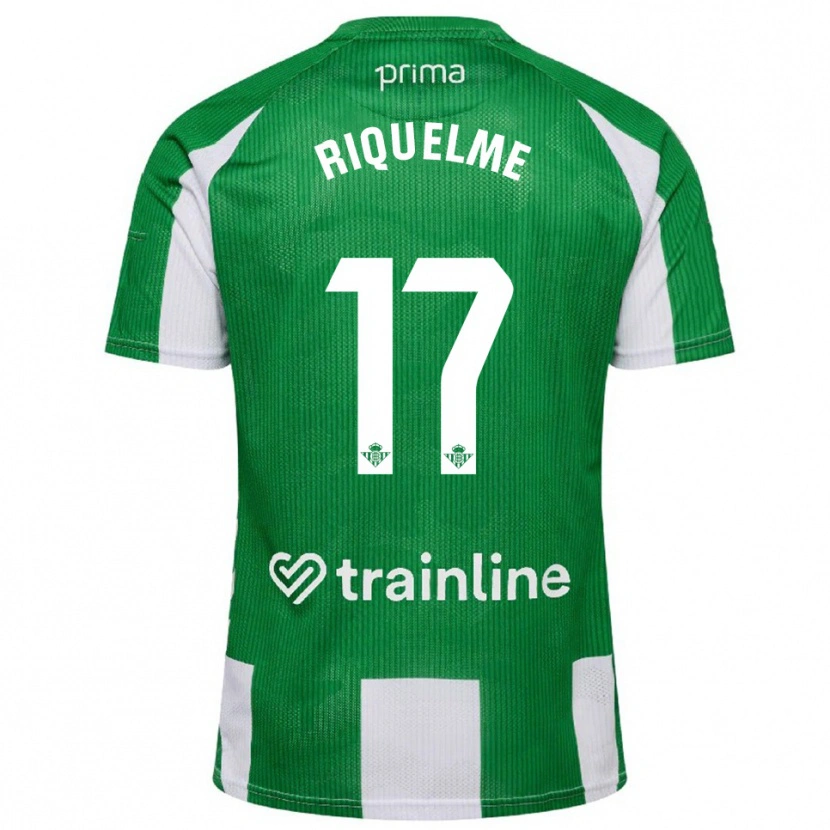 Danxen Kinder Rodrigo Riquelme #17 Grün Weiß Heimtrikot Trikot 2025/26 T-Shirt Österreich