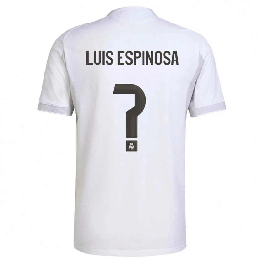 Danxen Kinder José Luis Espinosa #0 Weiß Gelb Heimtrikot Trikot 2025/26 T-Shirt Österreich