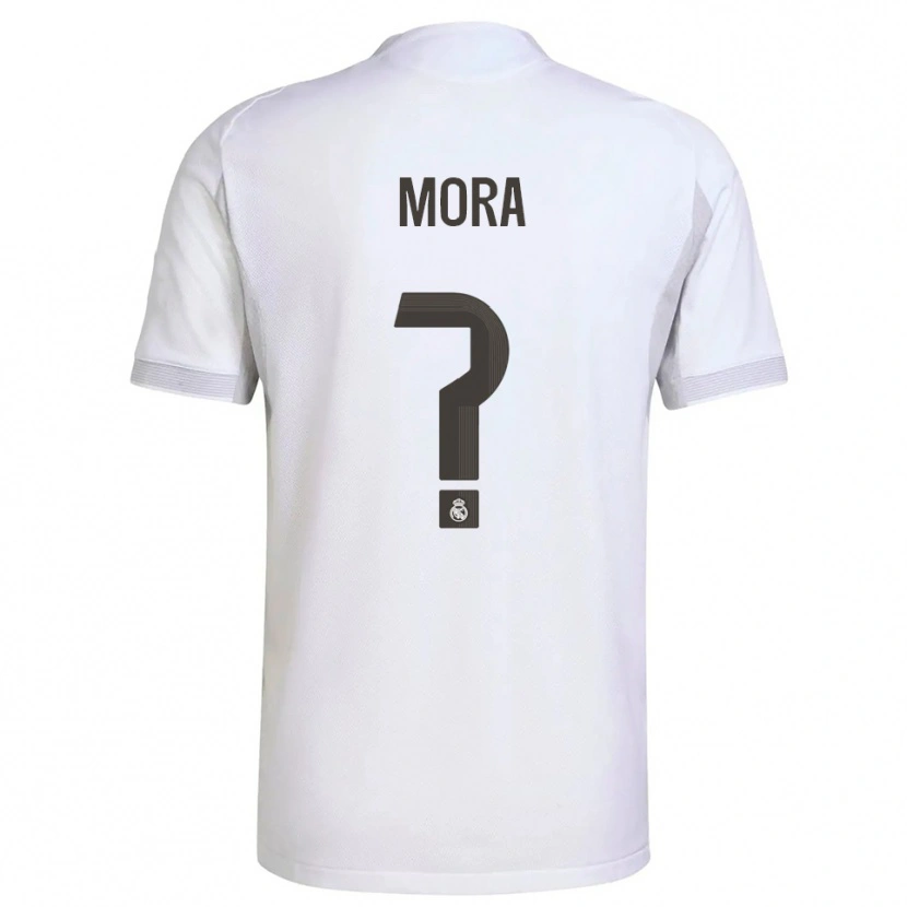 Danxen Kinder Álex Mora #0 Weiß Gelb Heimtrikot Trikot 2025/26 T-Shirt Österreich
