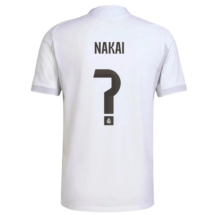 Danxen Kinder Takuhiro Nakai #0 Weiß Gelb Heimtrikot Trikot 2025/26 T-Shirt Österreich