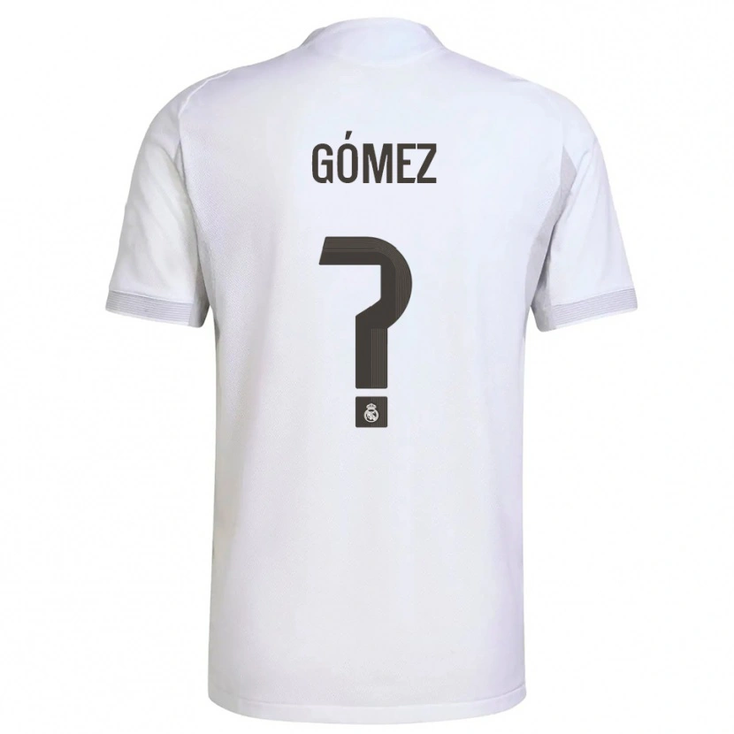 Danxen Kinder Aarón Gómez #0 Weiß Gelb Heimtrikot Trikot 2025/26 T-Shirt Österreich