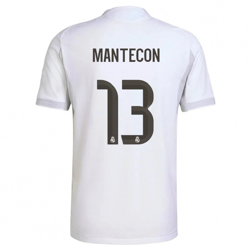 Danxen Kinder Hugo Mantecón #13 Weiß Gelb Heimtrikot Trikot 2025/26 T-Shirt Österreich