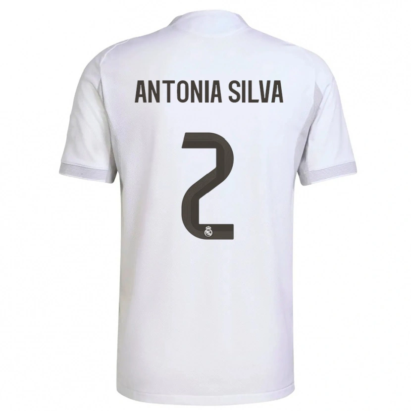 Danxen Kinder Antônia Silva #2 Weiß Gelb Heimtrikot Trikot 2025/26 T-Shirt Österreich
