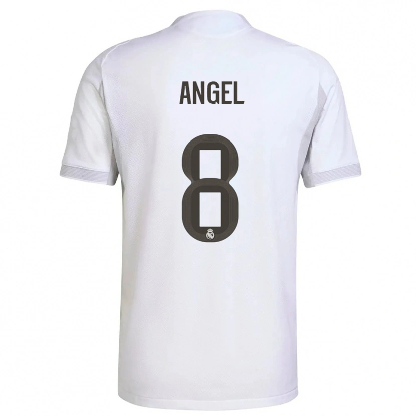 Danxen Kinder Manuel Ángel #8 Weiß Gelb Heimtrikot Trikot 2025/26 T-Shirt Österreich