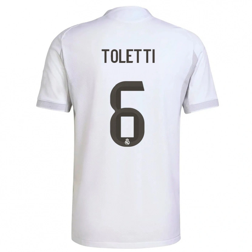 Danxen Kinder Sandie Toletti #6 Weiß Gelb Heimtrikot Trikot 2025/26 T-Shirt Österreich