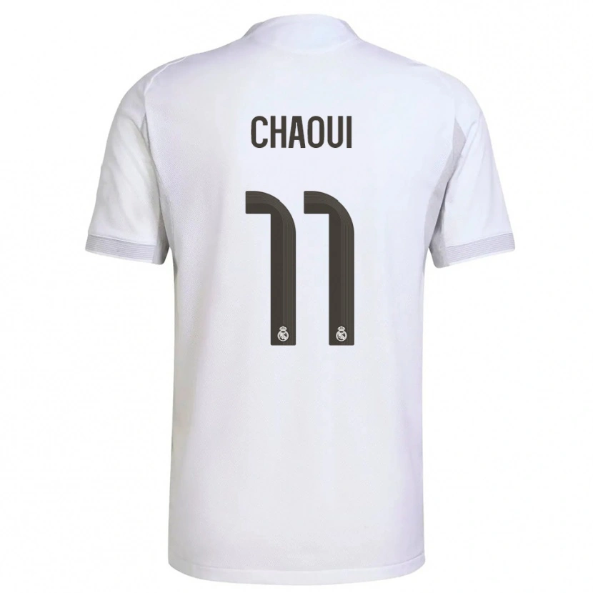 Danxen Kinder Omar Chaoui #11 Weiß Gelb Heimtrikot Trikot 2025/26 T-Shirt Österreich
