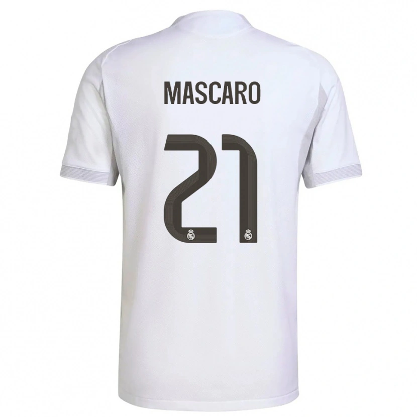 Danxen Kinder Joan Mascaró #21 Weiß Gelb Heimtrikot Trikot 2025/26 T-Shirt Österreich