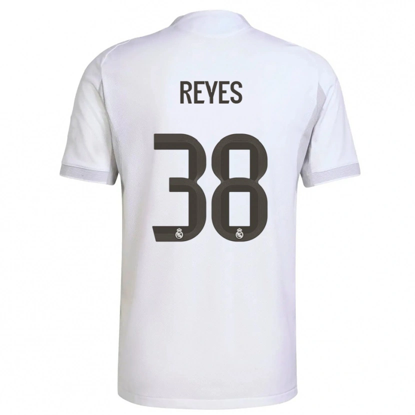 Danxen Kinder José Reyes #38 Weiß Gelb Heimtrikot Trikot 2025/26 T-Shirt Österreich