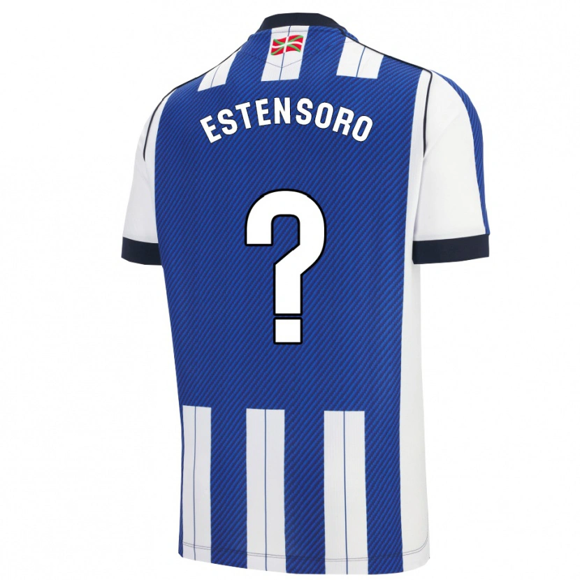 Danxen Kinder Patxi Aizpurua Estensoro #0 Blau Weiß Heimtrikot Trikot 2025/26 T-Shirt Österreich