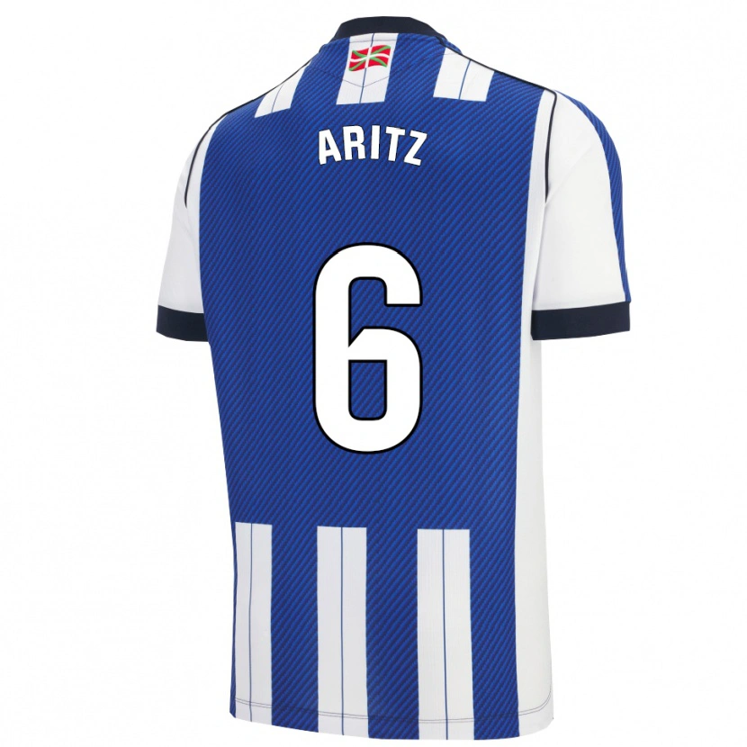 Danxen Kinder Aritz Elustondo #6 Blau Weiß Heimtrikot Trikot 2025/26 T-Shirt Österreich
