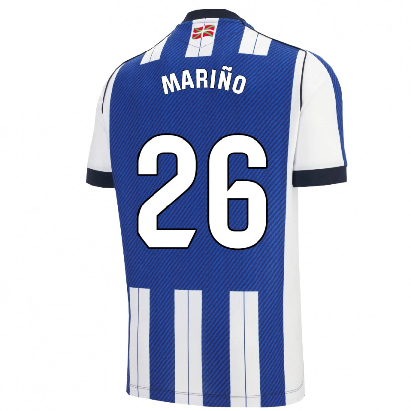 Danxen Kinder Omar Mariño #26 Blau Weiß Heimtrikot Trikot 2025/26 T-Shirt Österreich