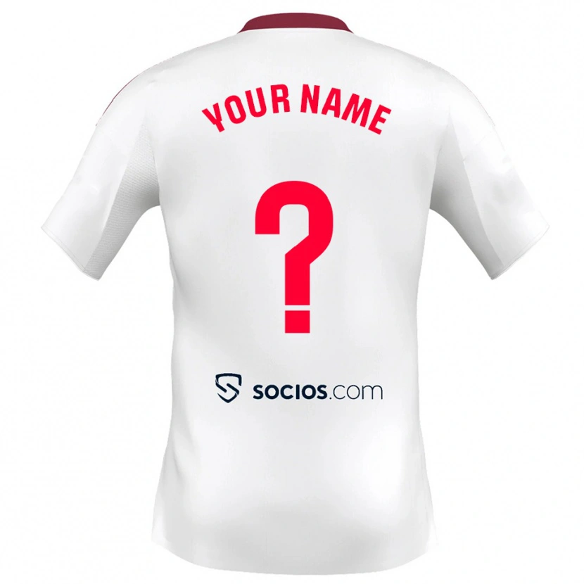 Danxen Kinder Ihren Namen #0 Weiß Rot Heimtrikot Trikot 2025/26 T-Shirt Österreich