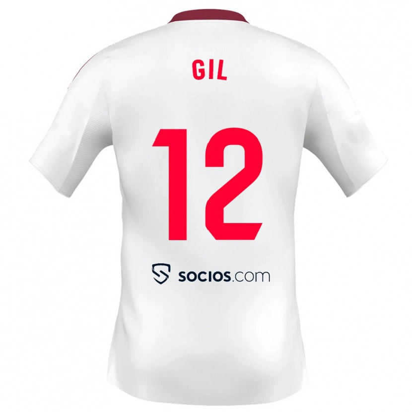 Danxen Kinder Dani Gil #12 Weiß Rot Heimtrikot Trikot 2025/26 T-Shirt Österreich