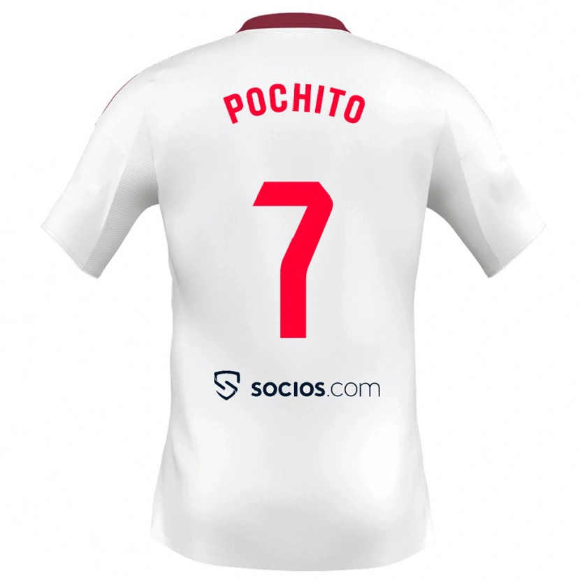 Danxen Kinder Pochito #7 Weiß Rot Heimtrikot Trikot 2025/26 T-Shirt Österreich