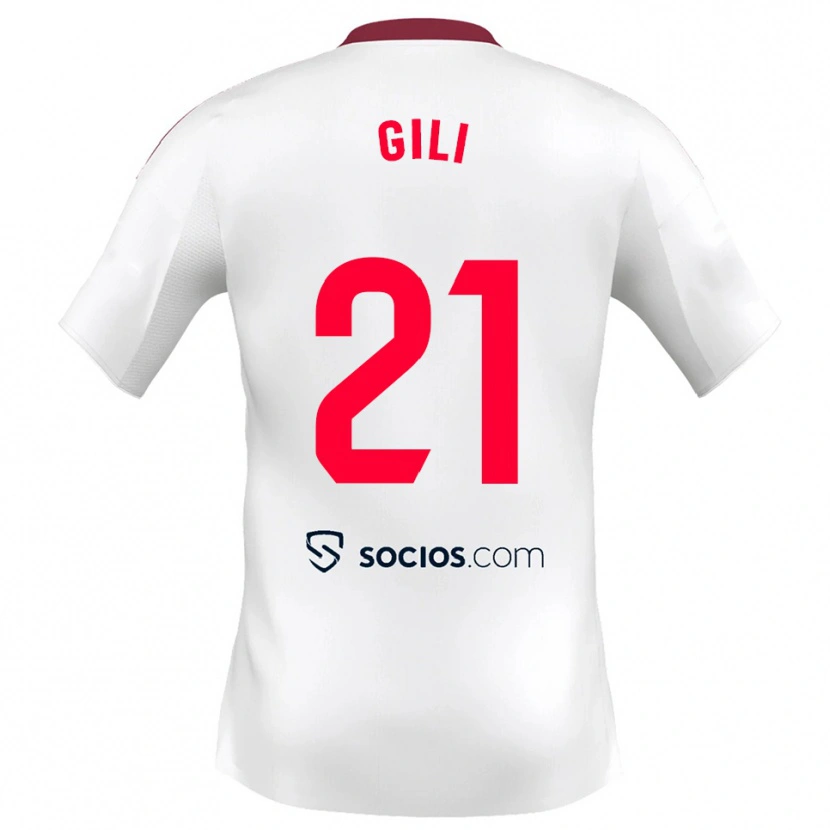 Danxen Kinder Gemma Gili #21 Weiß Rot Heimtrikot Trikot 2025/26 T-Shirt Österreich