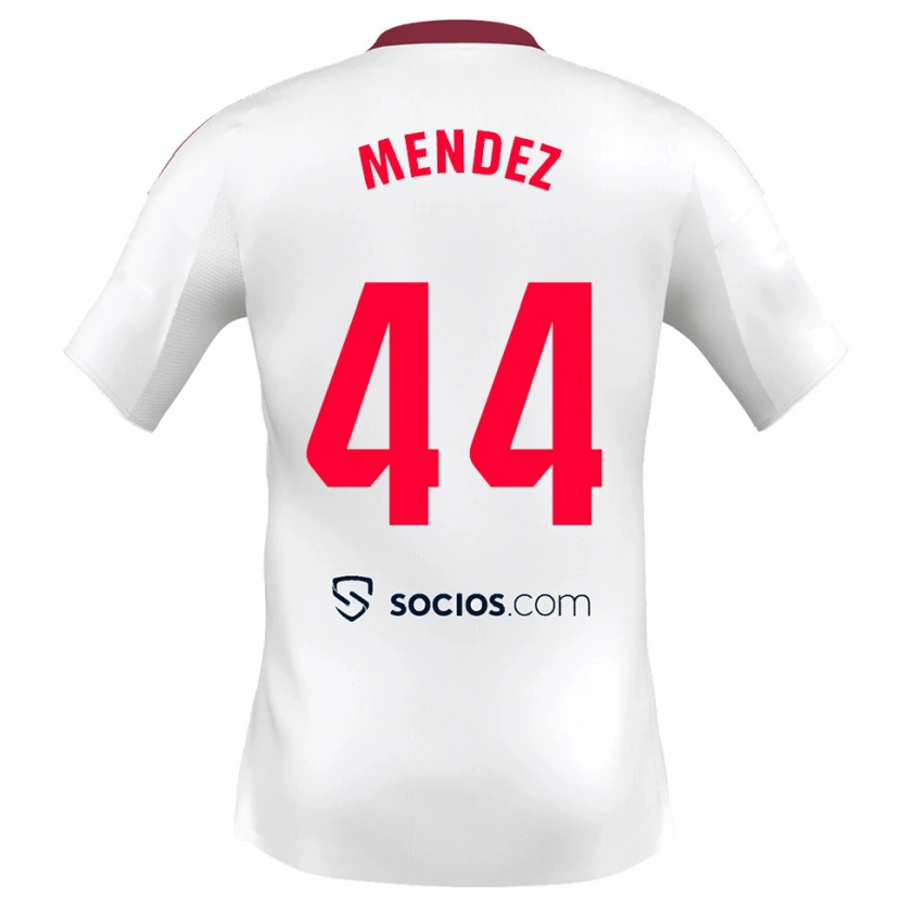 Danxen Kinder Tomas Mendez #44 Weiß Rot Heimtrikot Trikot 2025/26 T-Shirt Österreich