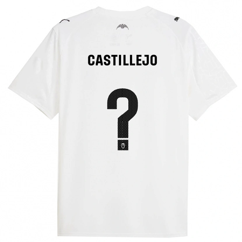 Danxen Kinder Samu Castillejo #0 Weiß Schwarz Heimtrikot Trikot 2025/26 T-Shirt Österreich
