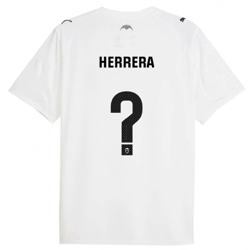 Danxen Kinder Iker Herrera #0 Weiß Schwarz Heimtrikot Trikot 2025/26 T-Shirt Österreich