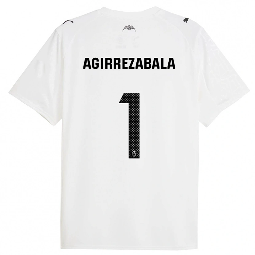 Danxen Kinder Julen Agirrezabala #1 Weiß Schwarz Heimtrikot Trikot 2025/26 T-Shirt Österreich