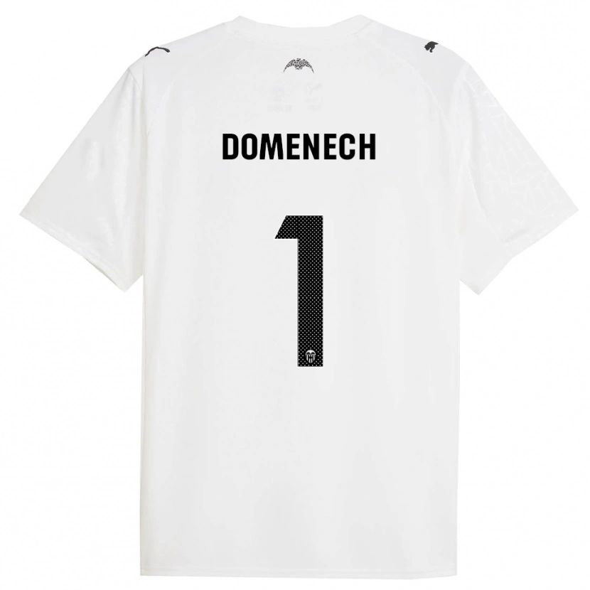 Danxen Kinder Jaume Domenech #1 Weiß Schwarz Heimtrikot Trikot 2025/26 T-Shirt Österreich