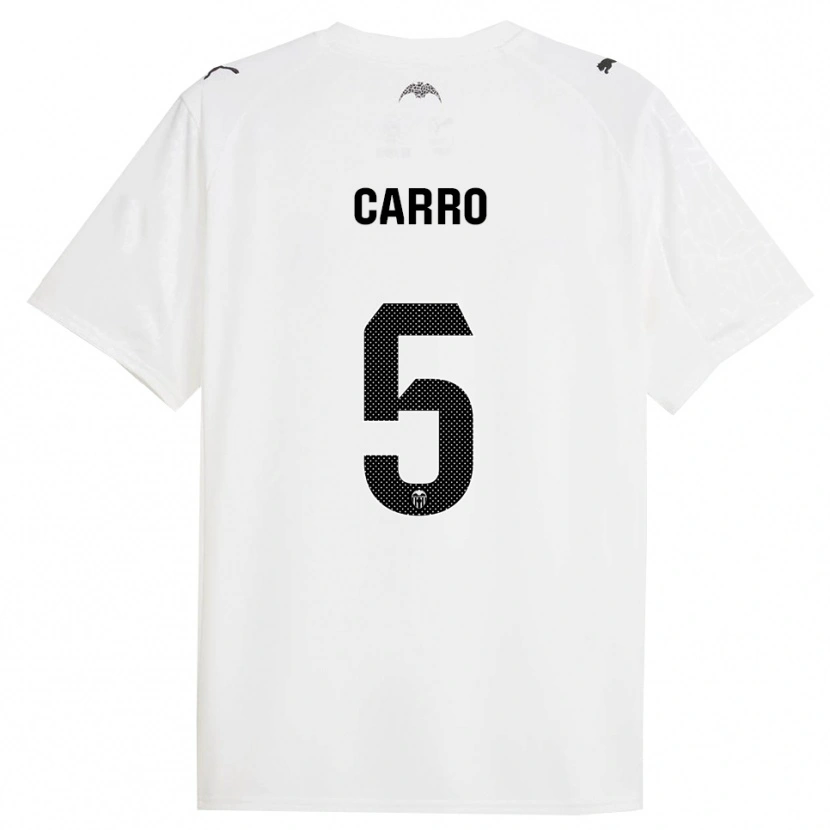Danxen Kinder Marta Carro #5 Weiß Schwarz Heimtrikot Trikot 2025/26 T-Shirt Österreich