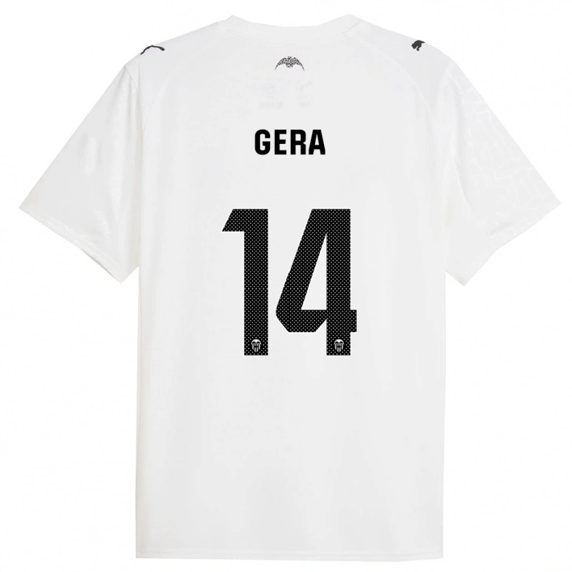 Danxen Kinder Alin Gera #14 Weiß Schwarz Heimtrikot Trikot 2025/26 T-Shirt Österreich