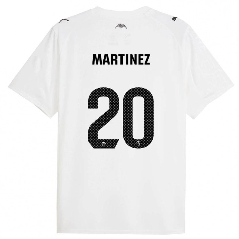 Danxen Kinder Asun Martínez #20 Weiß Schwarz Heimtrikot Trikot 2025/26 T-Shirt Österreich