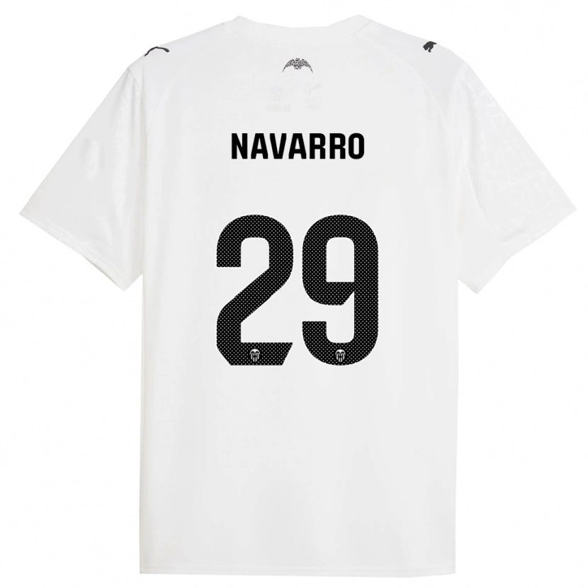 Danxen Kinder Marcos Navarro #29 Weiß Schwarz Heimtrikot Trikot 2025/26 T-Shirt Österreich