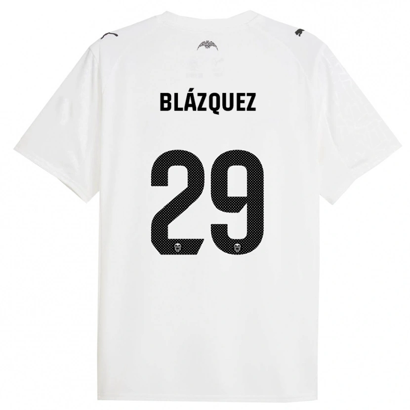 Danxen Kinder Aimar Blázquez #29 Weiß Schwarz Heimtrikot Trikot 2025/26 T-Shirt Österreich