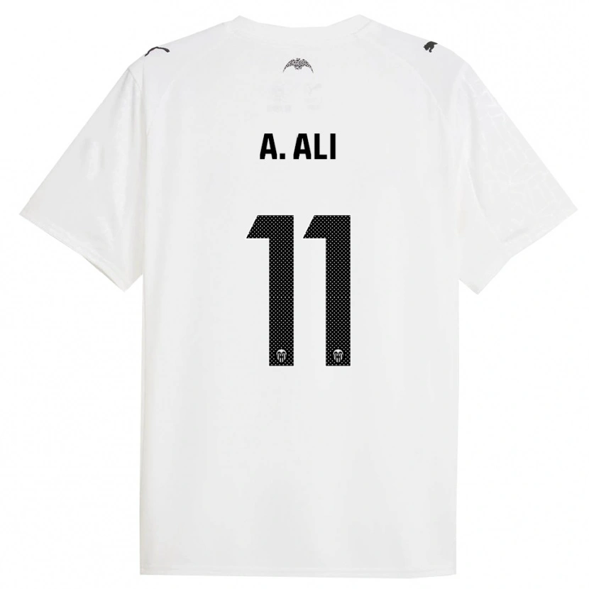 Danxen Kinder Amirah Ali #11 Weiß Schwarz Heimtrikot Trikot 2025/26 T-Shirt Österreich