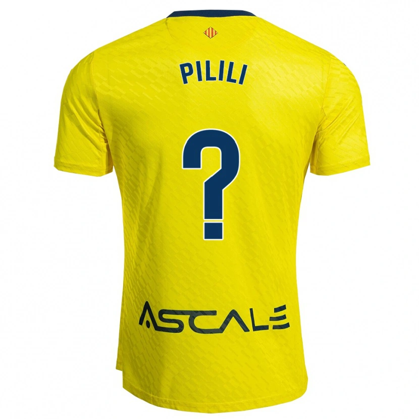 Danxen Kinder Lucas Pilili #0 Gelb Marine Heimtrikot Trikot 2025/26 T-Shirt Österreich