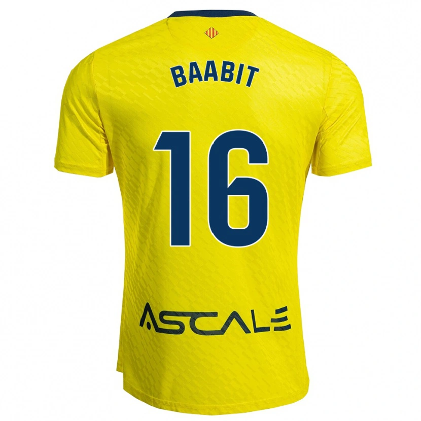 Danxen Kinder Adam Baabit #16 Gelb Marine Heimtrikot Trikot 2025/26 T-Shirt Österreich