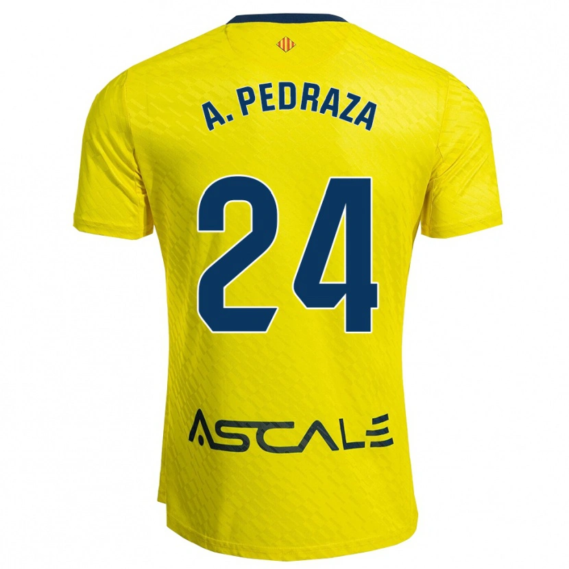 Danxen Kinder Alfonso Pedraza #24 Gelb Marine Heimtrikot Trikot 2025/26 T-Shirt Österreich