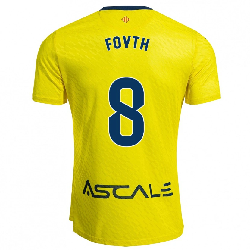 Danxen Kinder Juan Foyth #8 Gelb Marine Heimtrikot Trikot 2025/26 T-Shirt Österreich