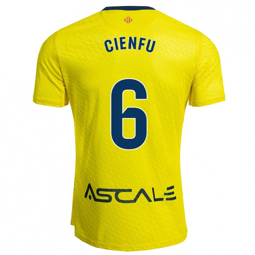 Danxen Kinder María Cienfuegos Baragaño #6 Gelb Marine Heimtrikot Trikot 2025/26 T-Shirt Österreich