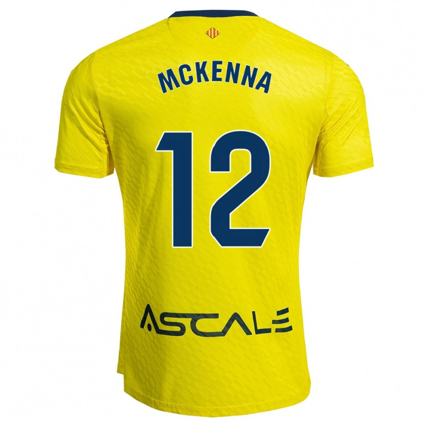 Danxen Kinder Kayla Mckenna #12 Gelb Marine Heimtrikot Trikot 2025/26 T-Shirt Österreich