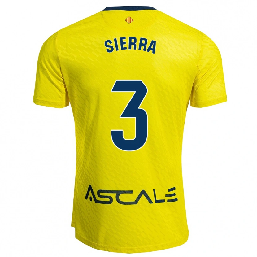 Danxen Kinder Ismael Sierra #3 Gelb Marine Heimtrikot Trikot 2025/26 T-Shirt Österreich
