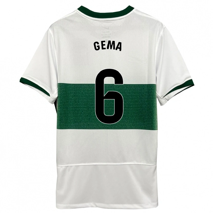 Danxen Kinder Gema Climent #6 Weiß Grün Heimtrikot Trikot 2025/26 T-Shirt Österreich