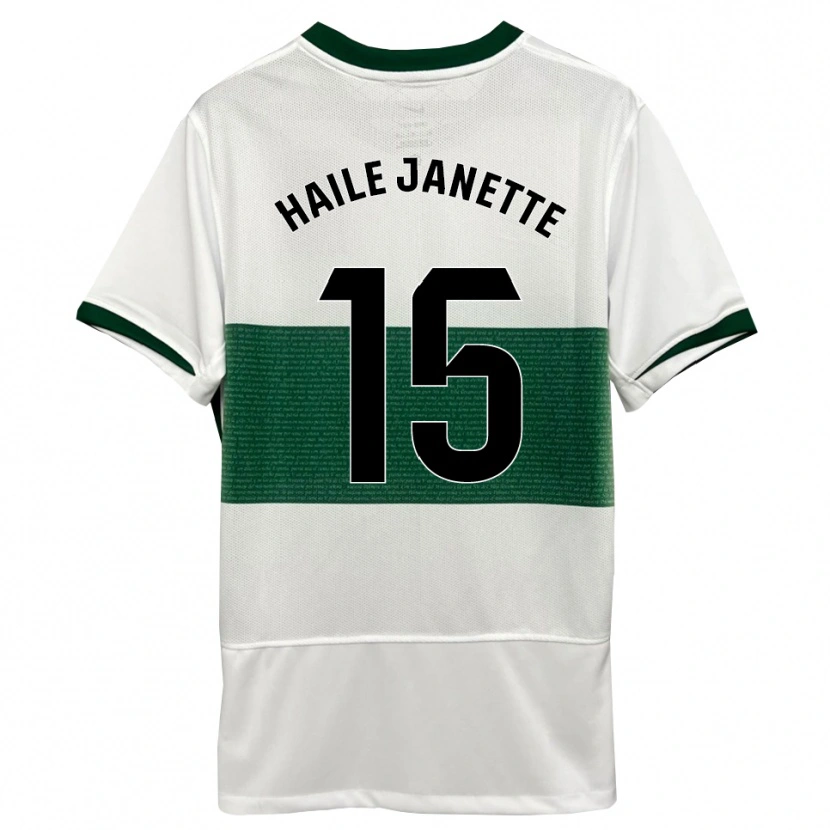 Danxen Kinder Haile Janette Pereira Richards #15 Weiß Grün Heimtrikot Trikot 2025/26 T-Shirt Österreich