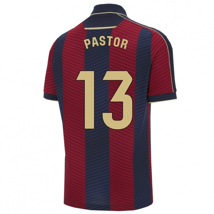 Danxen Kinder Alfonso Pastor #13 Rot Marine Heimtrikot Trikot 2025/26 T-Shirt Österreich