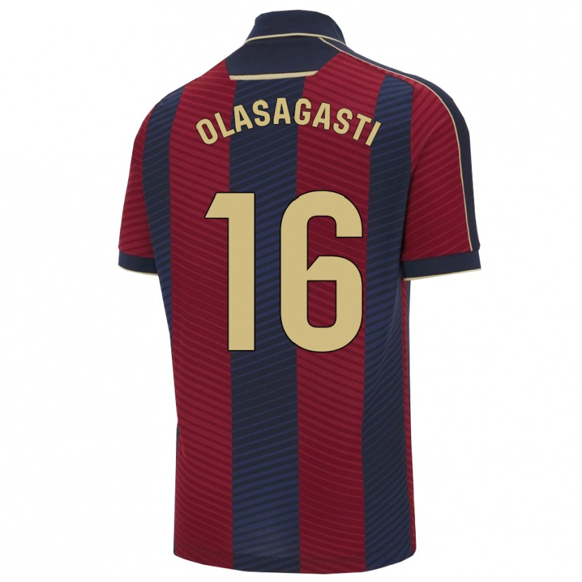 Danxen Kinder Jon Ander Olasagasti #16 Rot Marine Heimtrikot Trikot 2025/26 T-Shirt Österreich