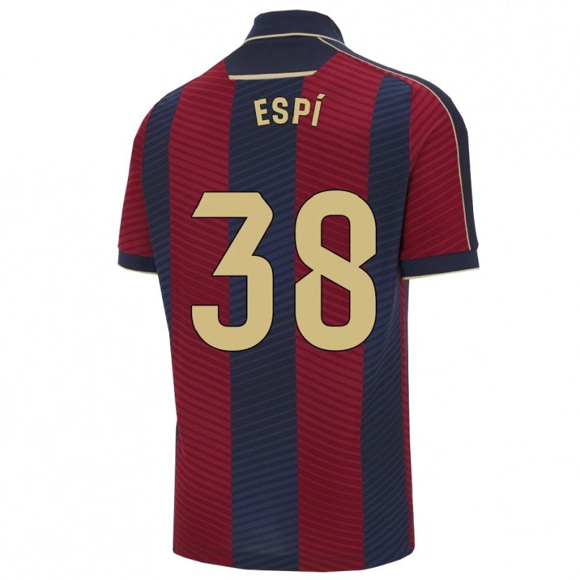 Danxen Kinder Carlos Espí #38 Rot Marine Heimtrikot Trikot 2025/26 T-Shirt Österreich