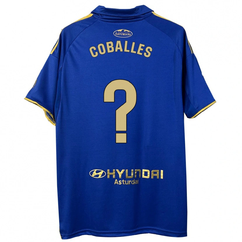 Danxen Kinder Jaime Coballes #0 Blau Gold Heimtrikot Trikot 2025/26 T-Shirt Österreich
