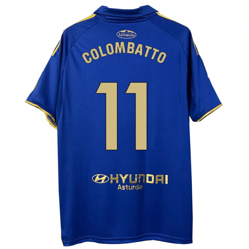 Danxen Kinder Santiago Colombatto #11 Blau Gold Heimtrikot Trikot 2025/26 T-Shirt Österreich